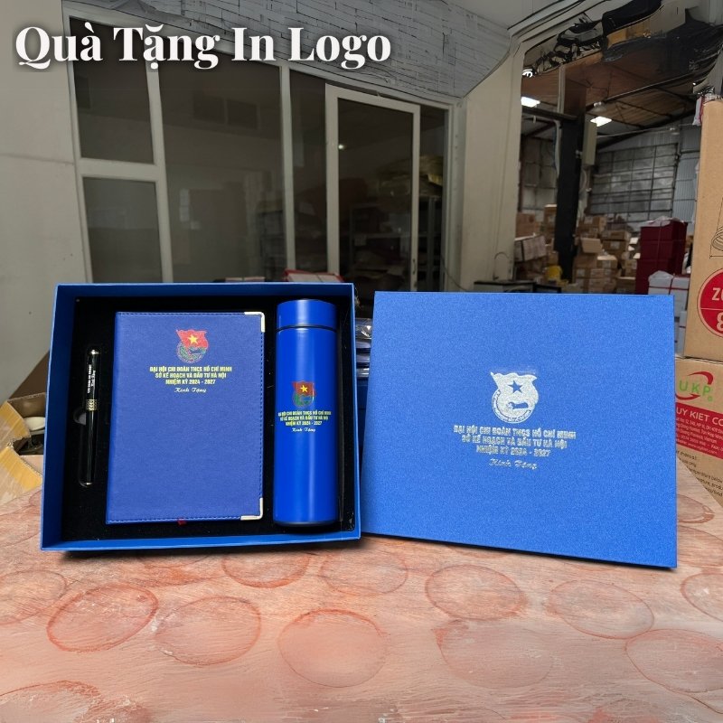 Bộ giftset quà tặng in logo