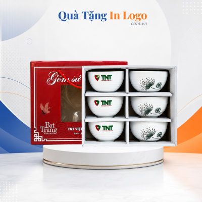 Bộ Bát Cơm (Chén Cơm) Quà Tặng In Logo