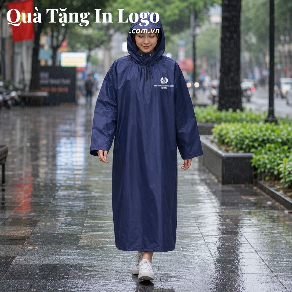 Áo mưa in logo quà tặng