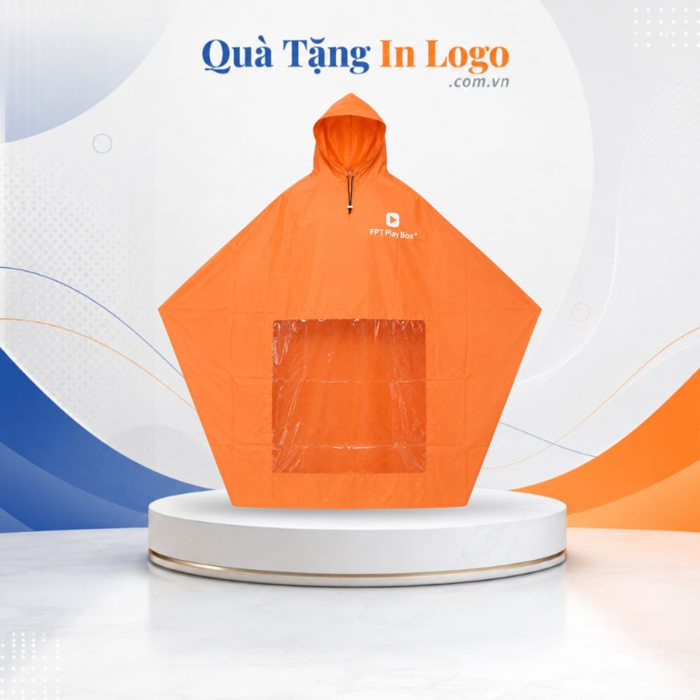 Áo mưa quà tặng in logo