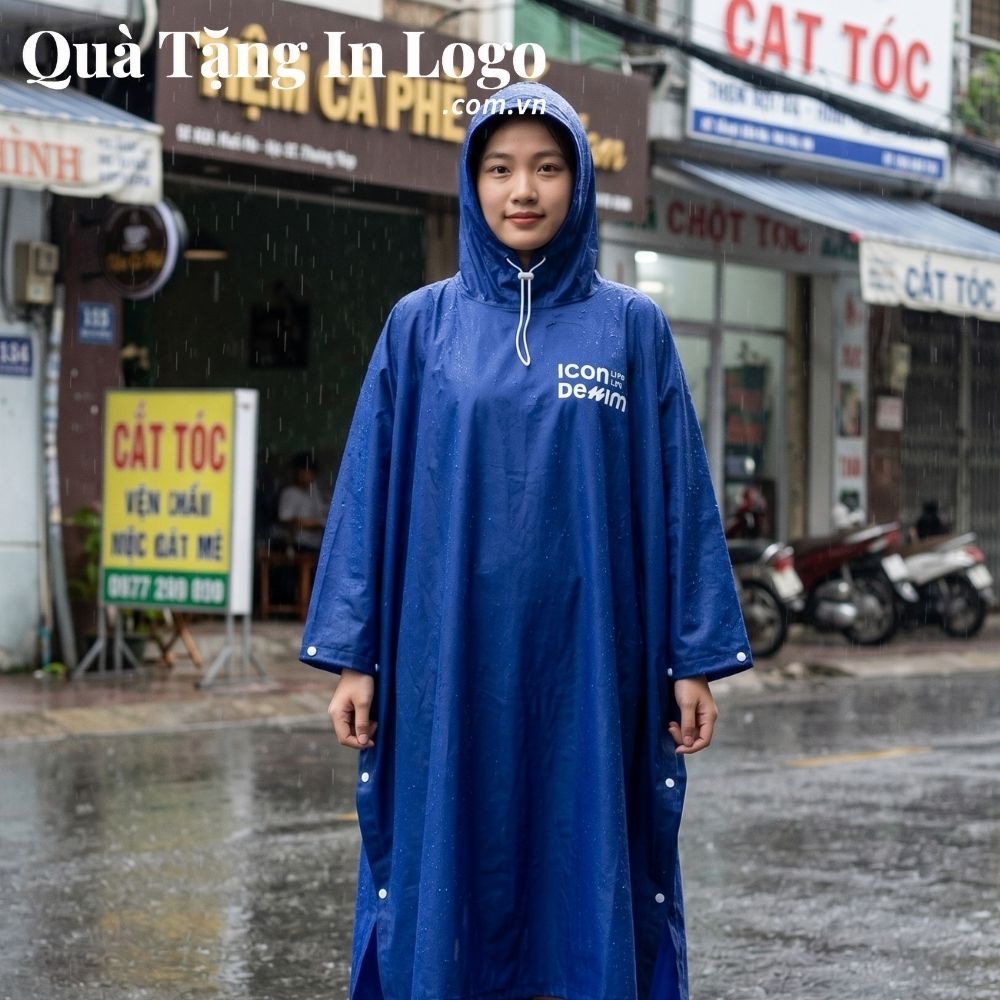 Áo mưa in logo quà tặng