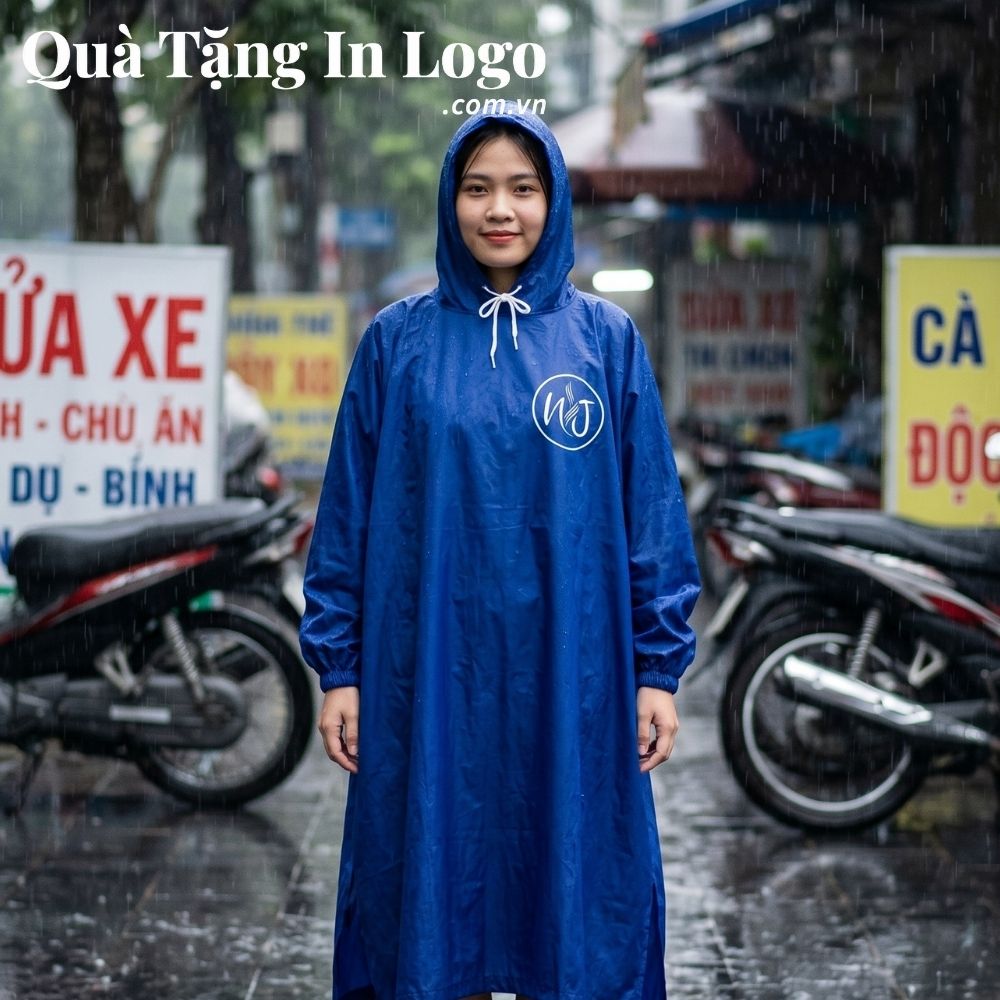 Áo mưa in logo quà tặng