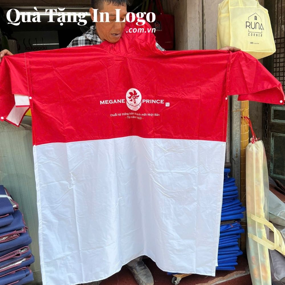 Áo mưa in logo quà tặng