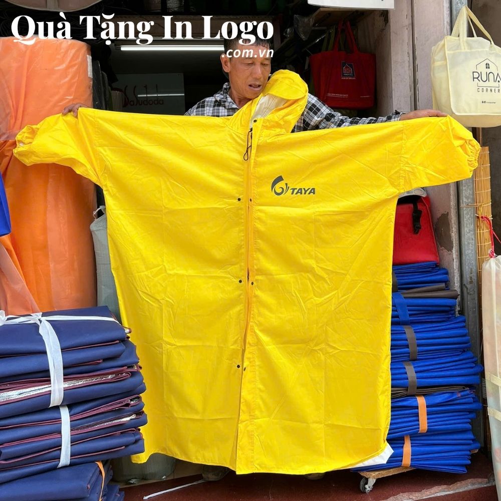 Áo Mưa Quà Tặng In Logo Doanh Nghiệp - Ảnh 13