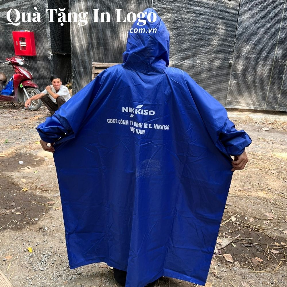 Áo mưa in logo quà tặng