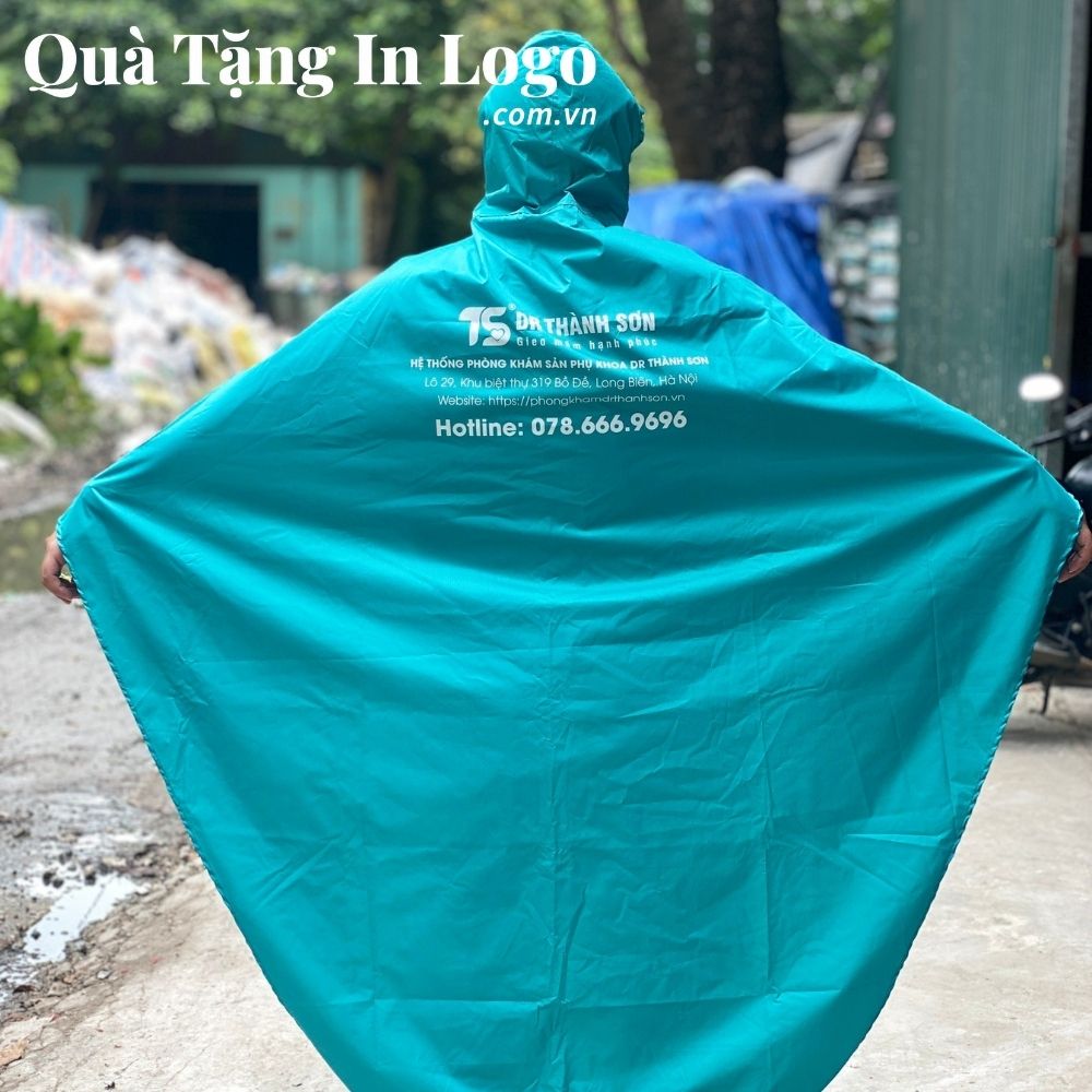 Áo mưa in logo quà tặng