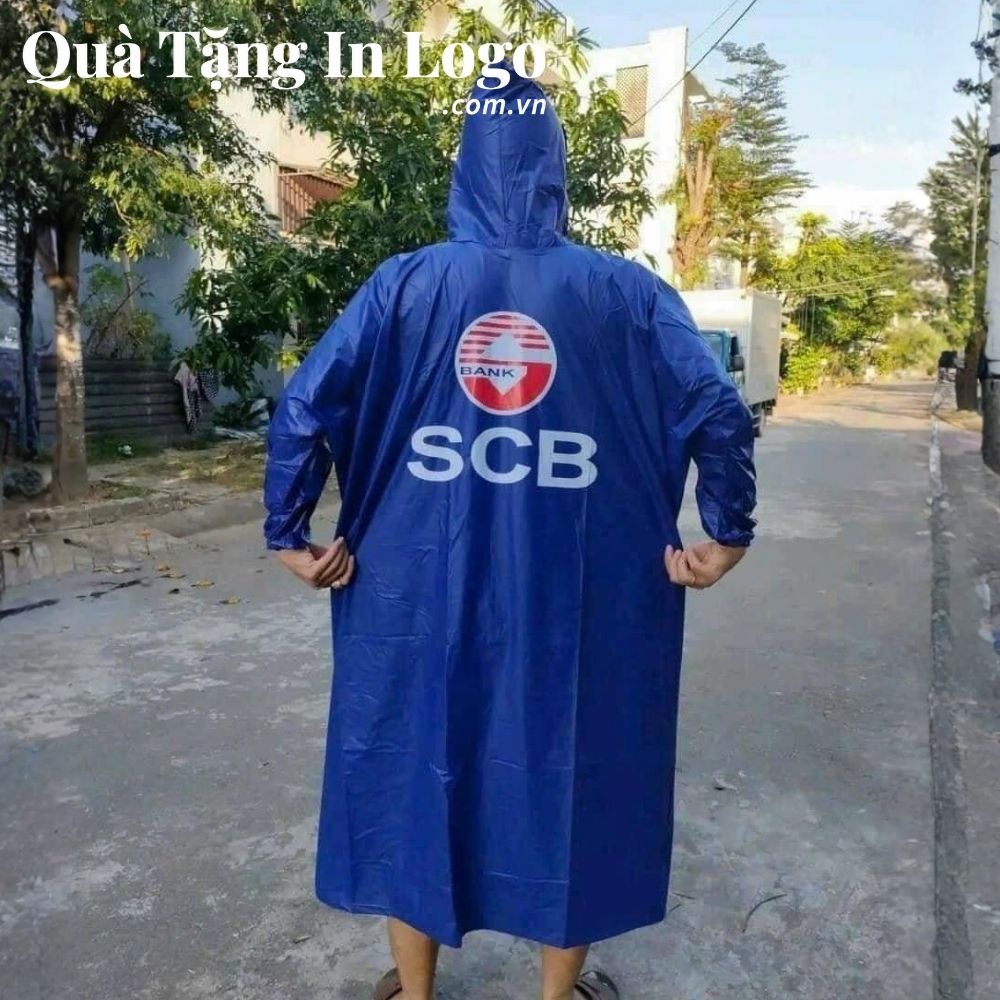 Áo mưa in logo quà tặng