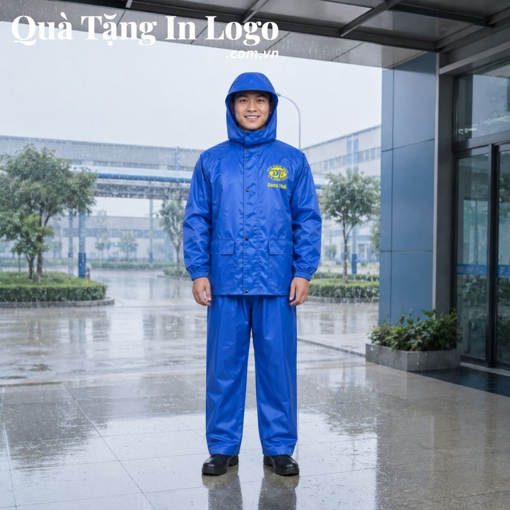 Áo mưa in logo quà tặng