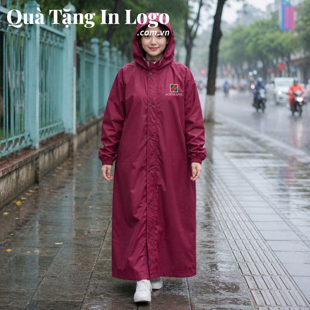 Áo mưa in logo quà tặng