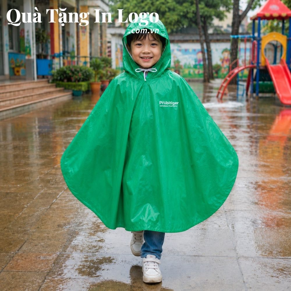 Áo mưa in logo quà tặng