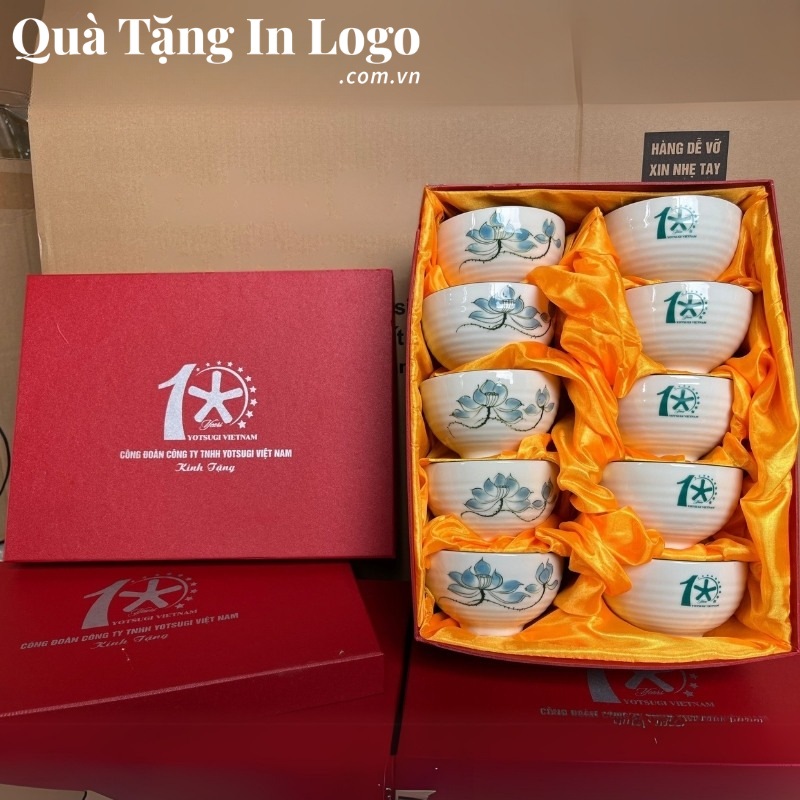 Bộ Bát Cơm (Chén Cơm) Quà Tặng In Logo - Ảnh 25