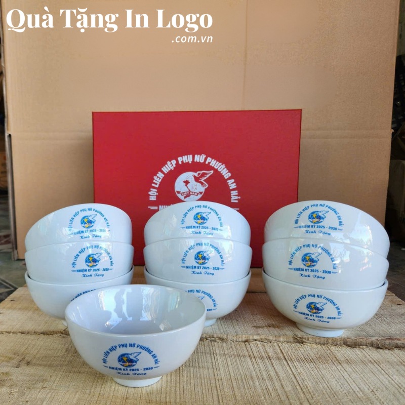 Bộ Bát Cơm (Chén Cơm) Quà Tặng In Logo - Ảnh 14