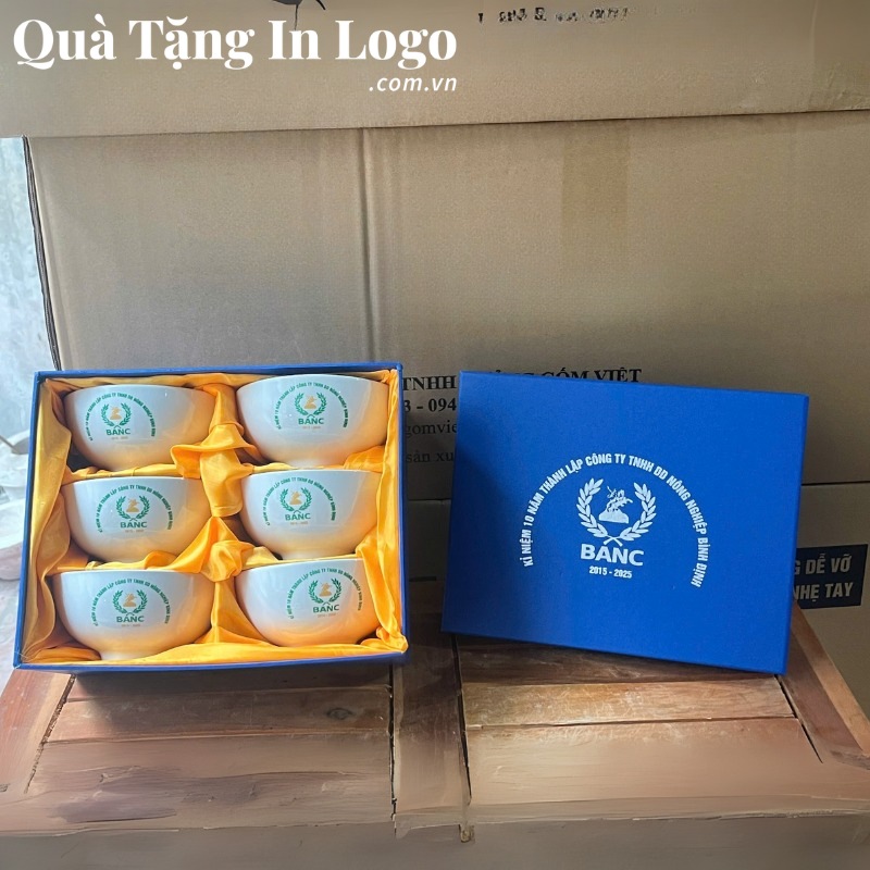 Bộ Bát Cơm (Chén Cơm) Quà Tặng In Logo - Ảnh 7