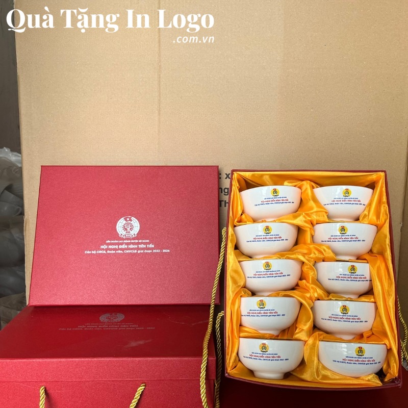 Bộ Bát Cơm (Chén Cơm) Quà Tặng In Logo - Ảnh 6