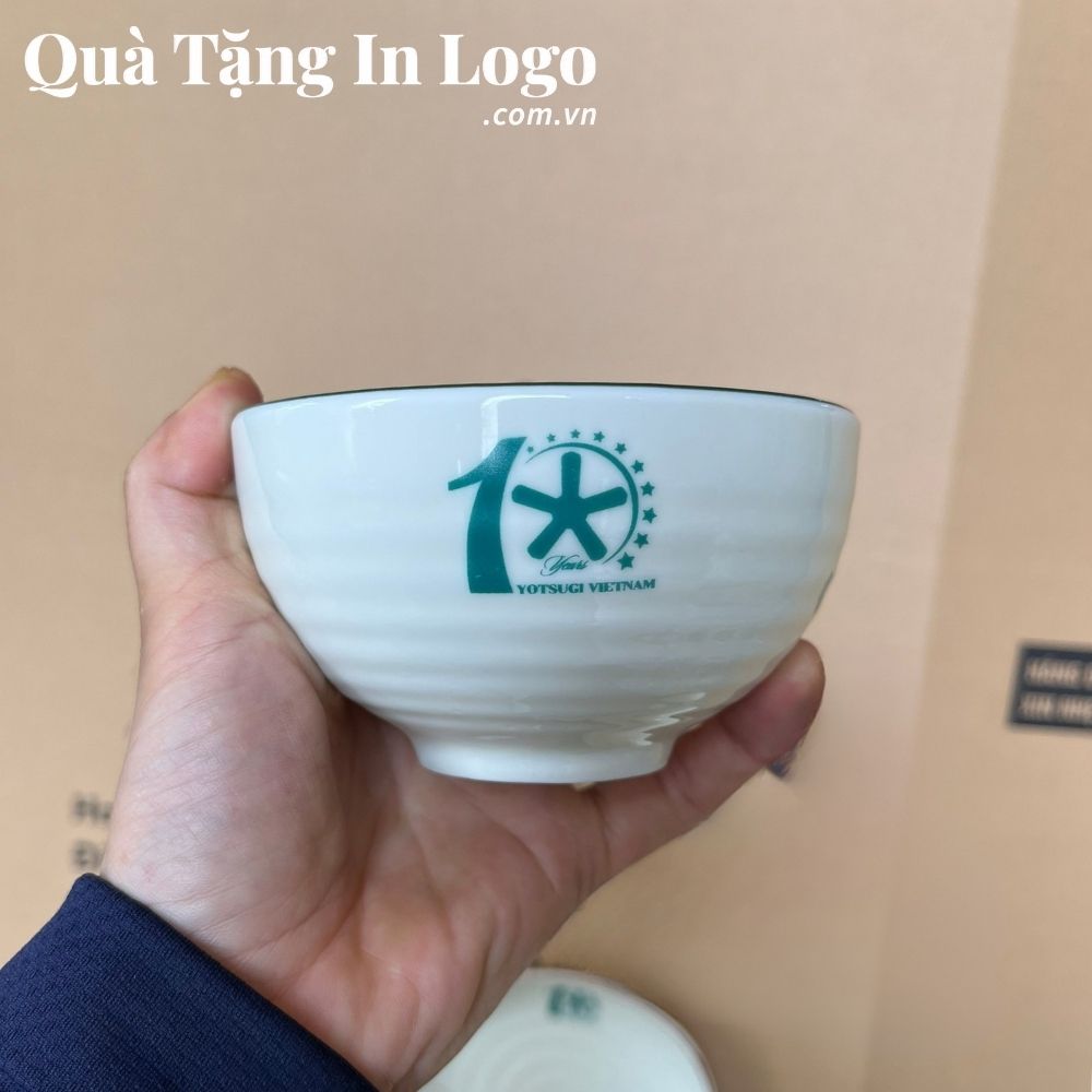 Bát đĩa quà tặng in logo