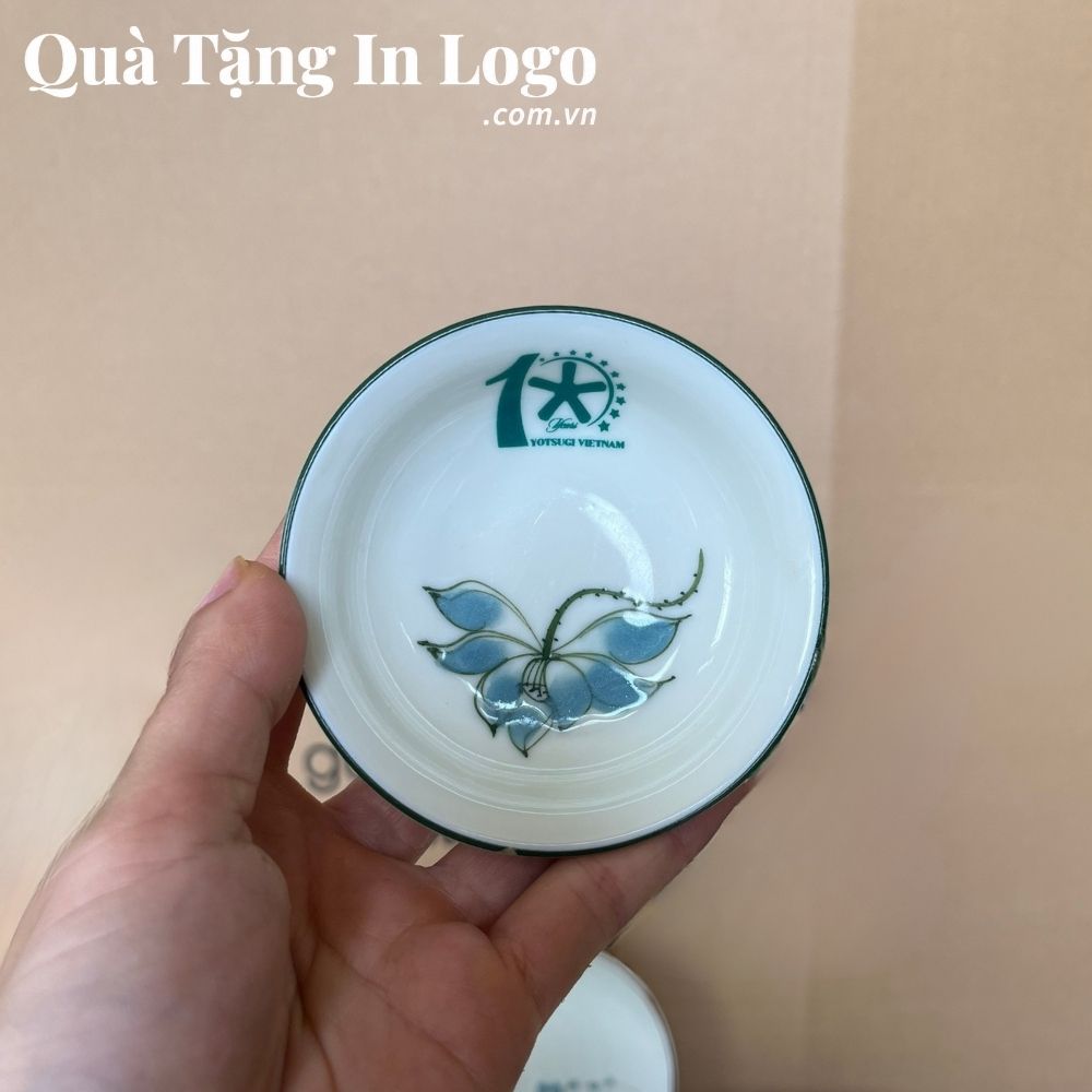 Bát đĩa quà tặng in logo