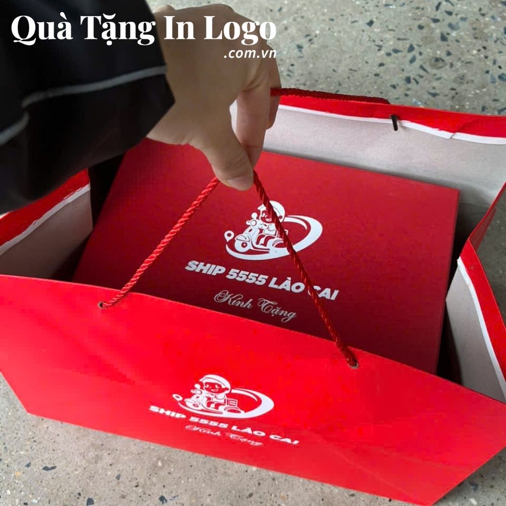 Bộ bình cốc thủy tinh in logo quà tặng