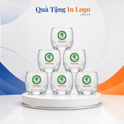 Bộ Cốc (Ly) Thủy Tinh Quà Tặng In Logo