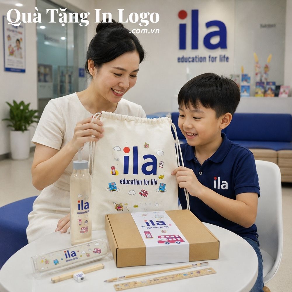 Bộ giftset quà tặng in logo