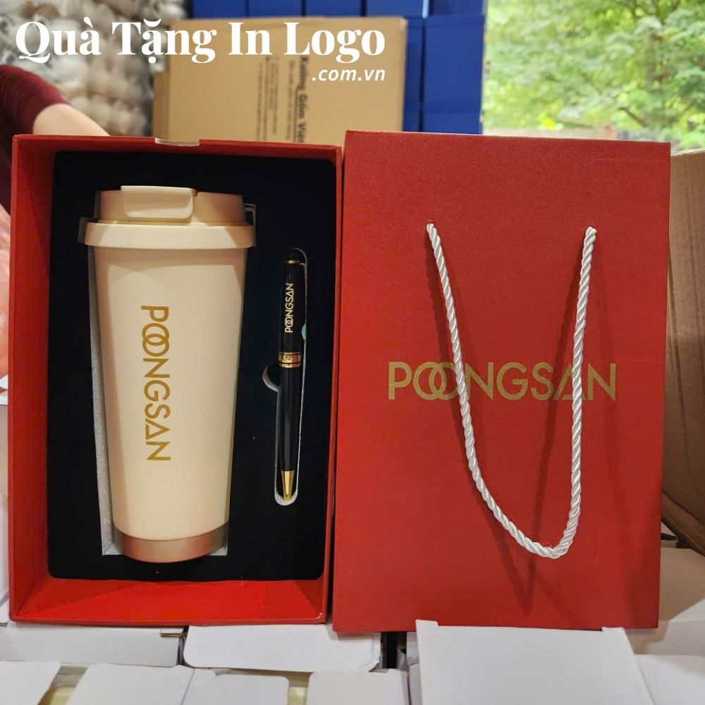 Bộ giftset quà tặng in logo