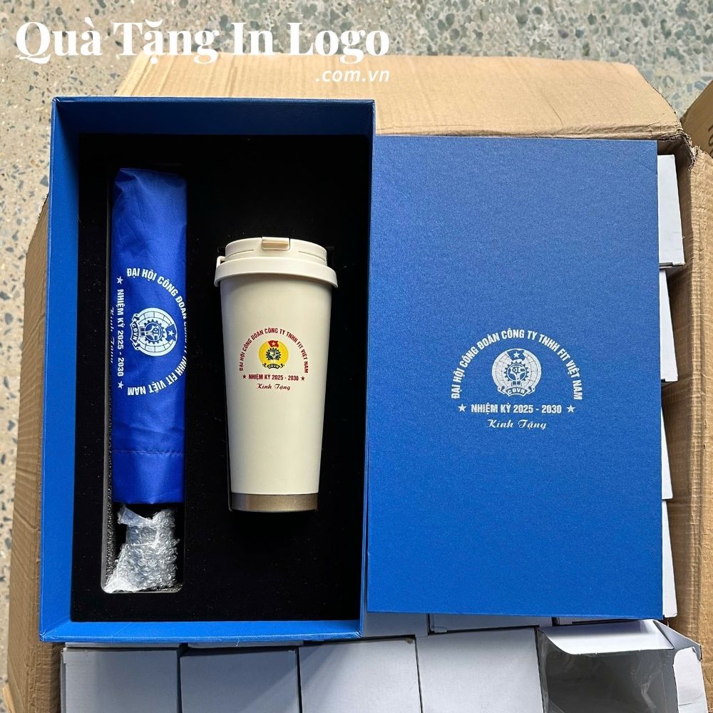 Bộ giftset quà tặng in logo