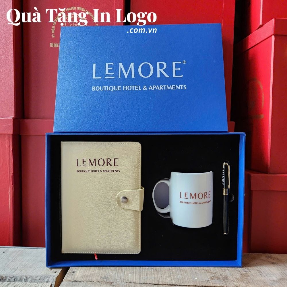Bộ giftset quà tặng in logo