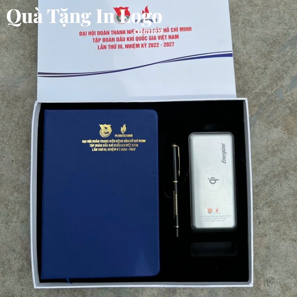 Bộ giftset quà tặng in logo