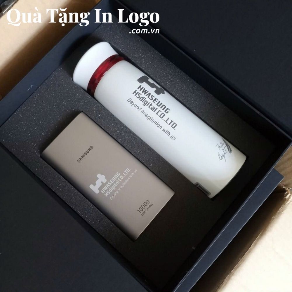 Bộ giftset quà tặng in logo