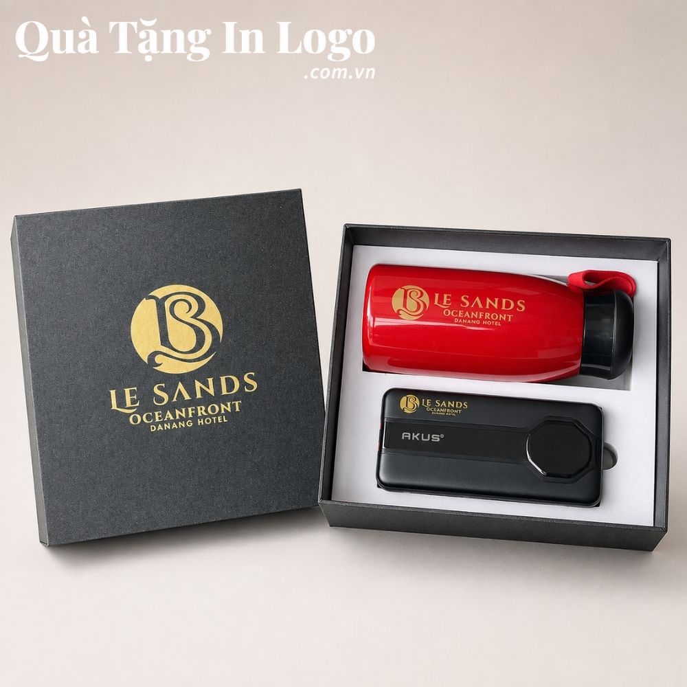 Bộ giftset quà tặng in logo