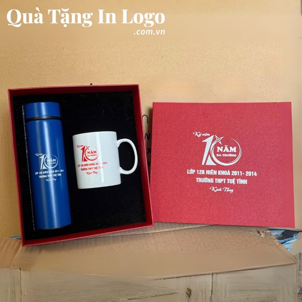 Bộ giftset quà tặng in logo