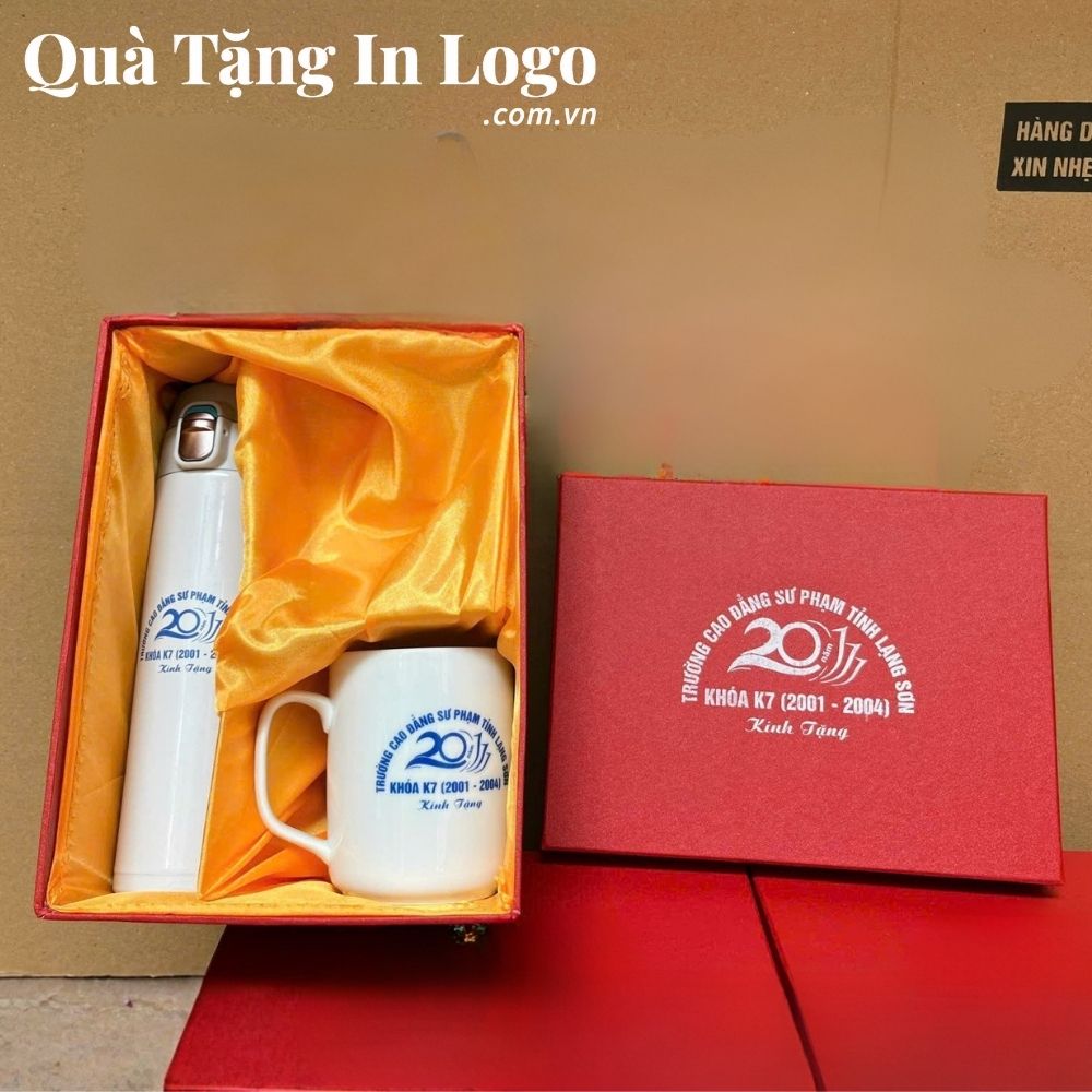 Bộ giftset quà tặng in logo