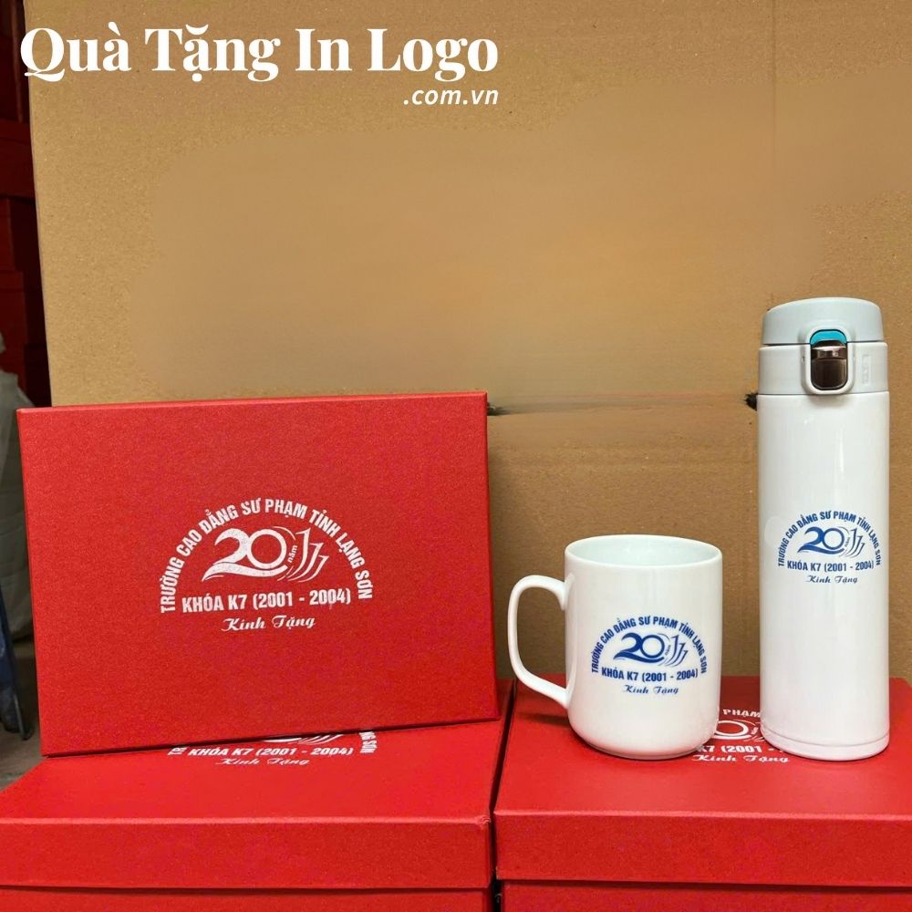Bộ giftset quà tặng in logo