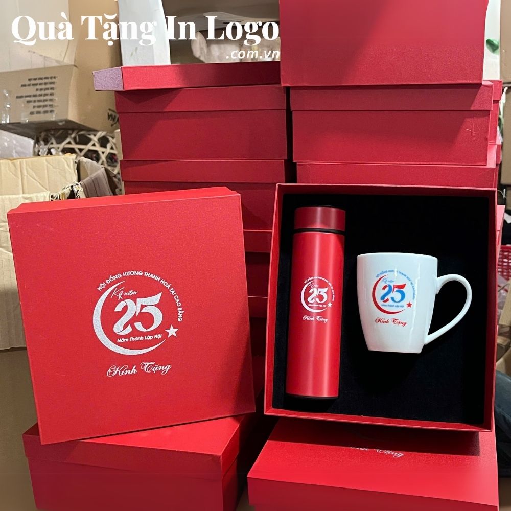 Bộ giftset quà tặng in logo
