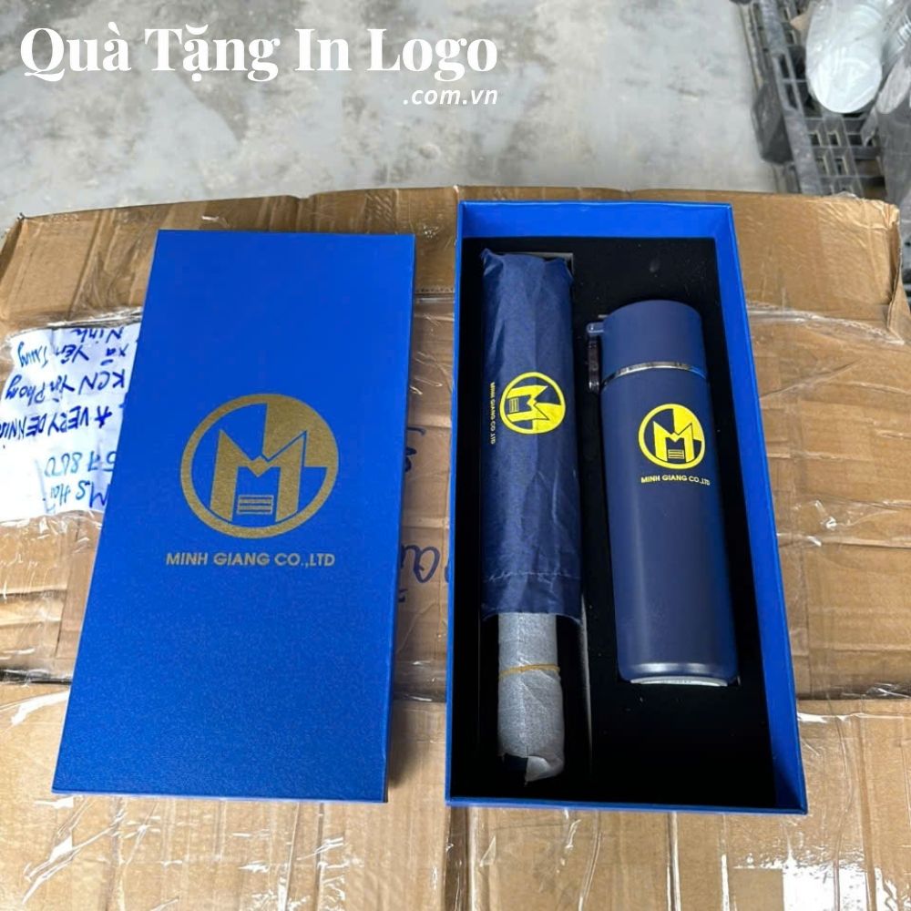 Bộ giftset quà tặng in logo