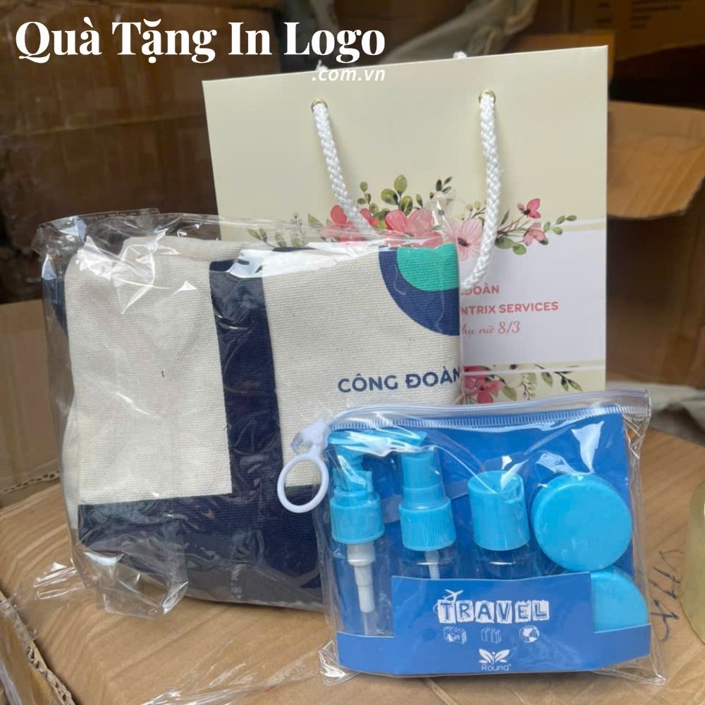 Bộ giftset quà tặng in logo