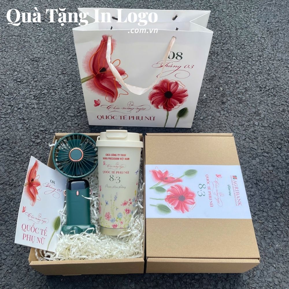 Bộ giftset quà tặng in logo