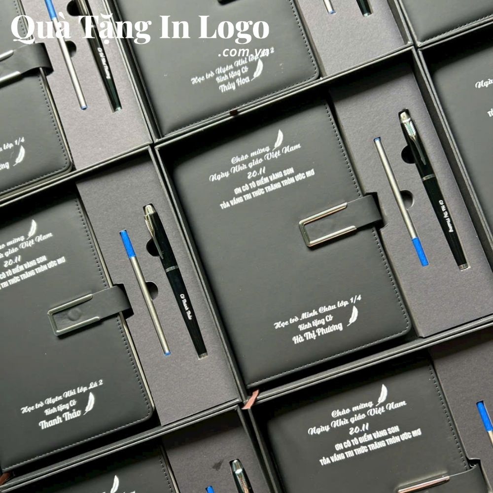 Bộ giftset quà tặng in logo