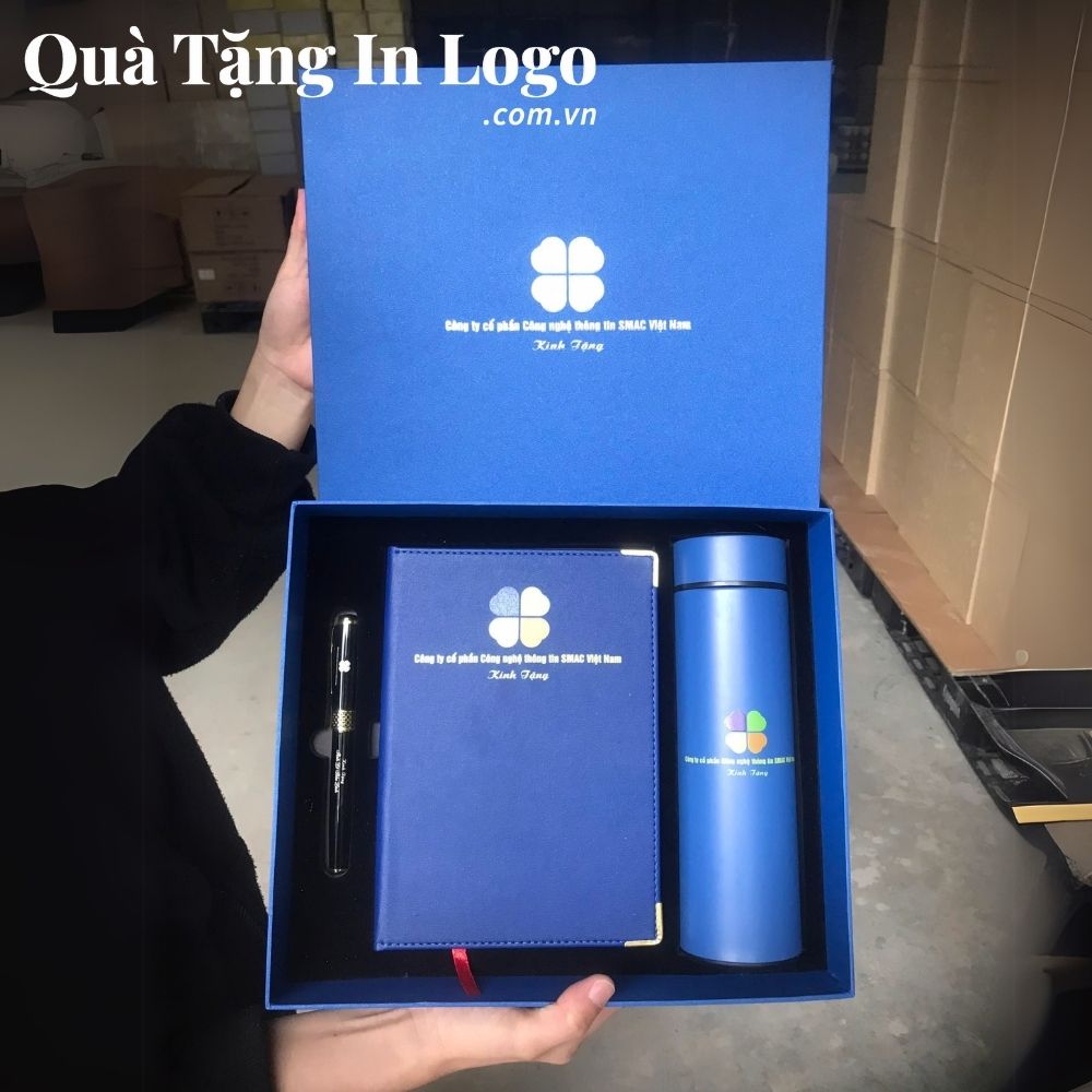 Bộ giftset quà tặng in logo