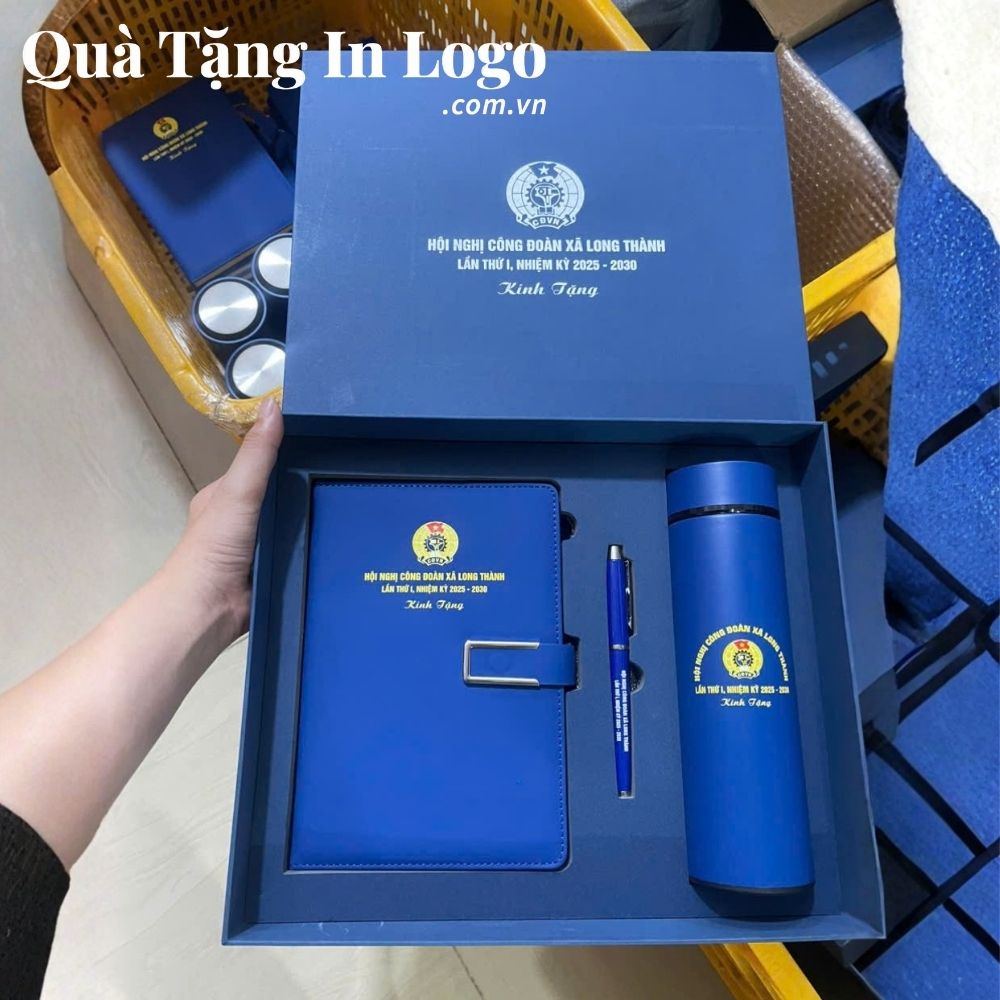 Bộ giftset quà tặng in logo