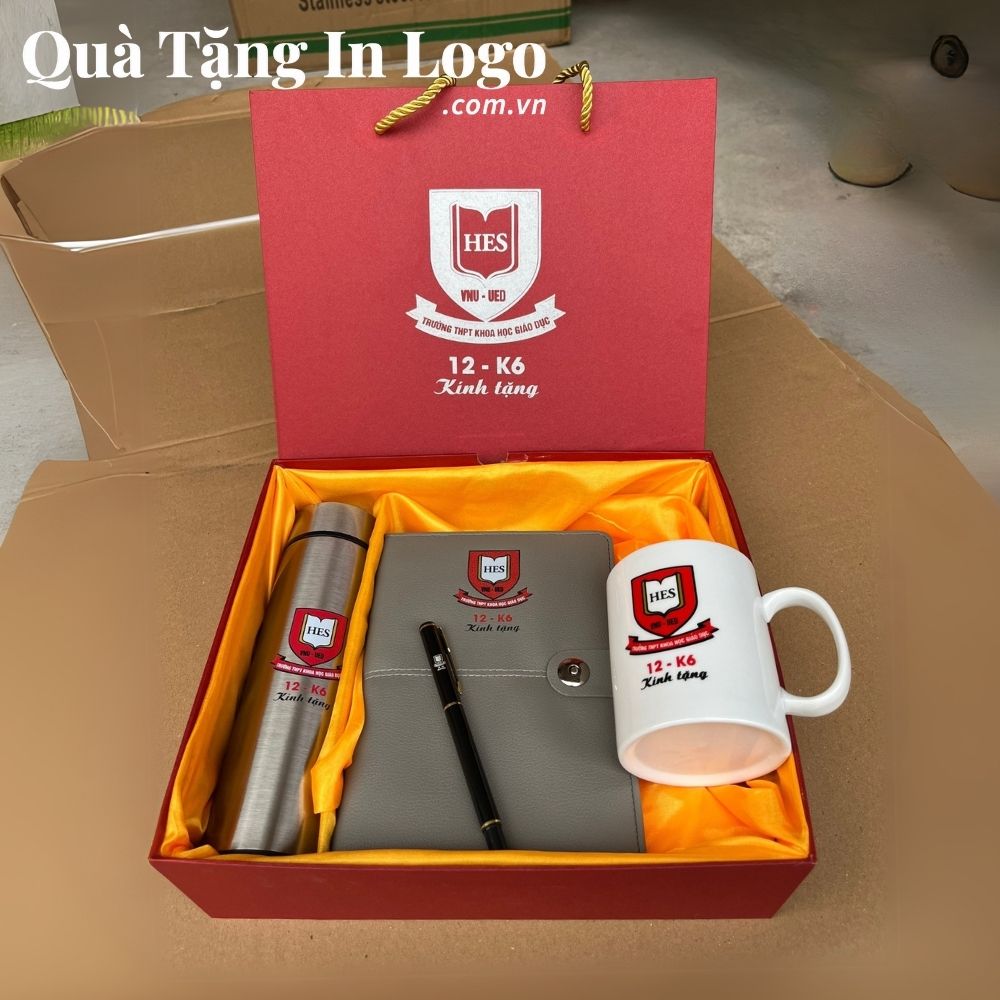 Bộ giftset quà tặng in logo