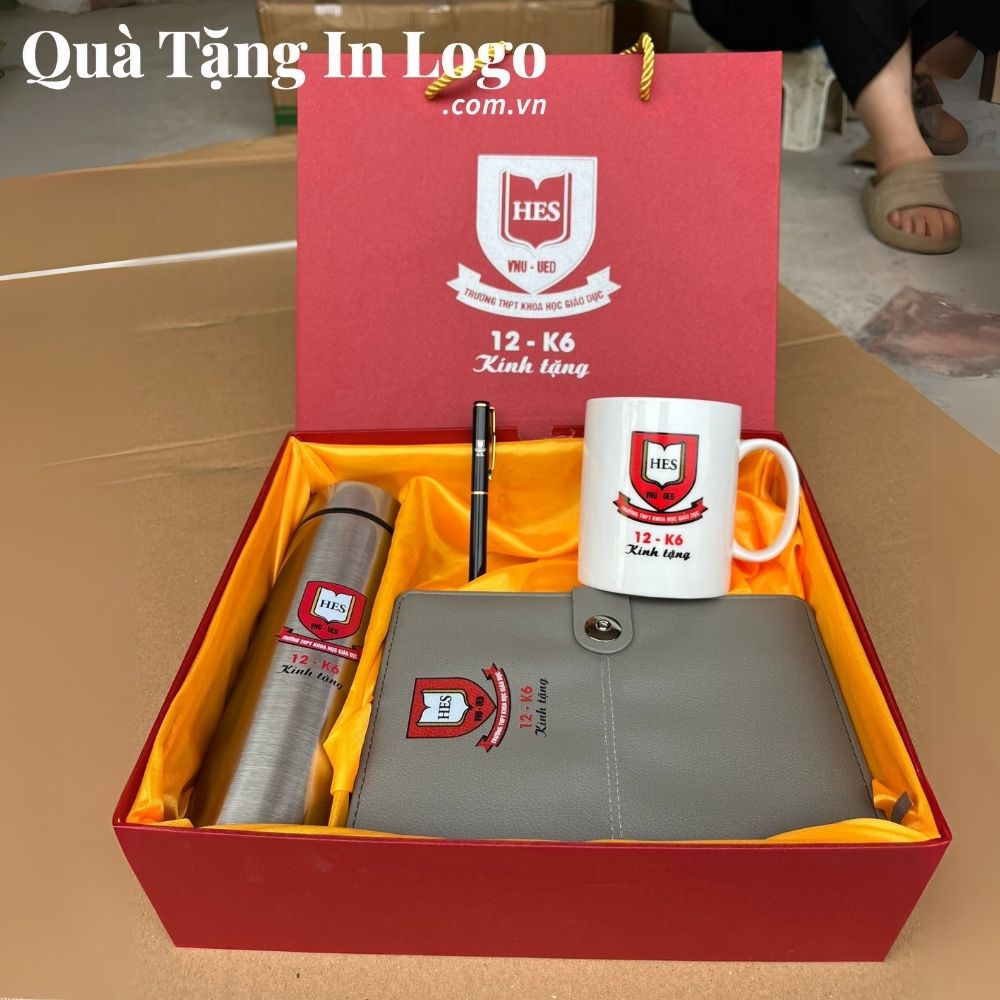 Bộ giftset quà tặng in logo
