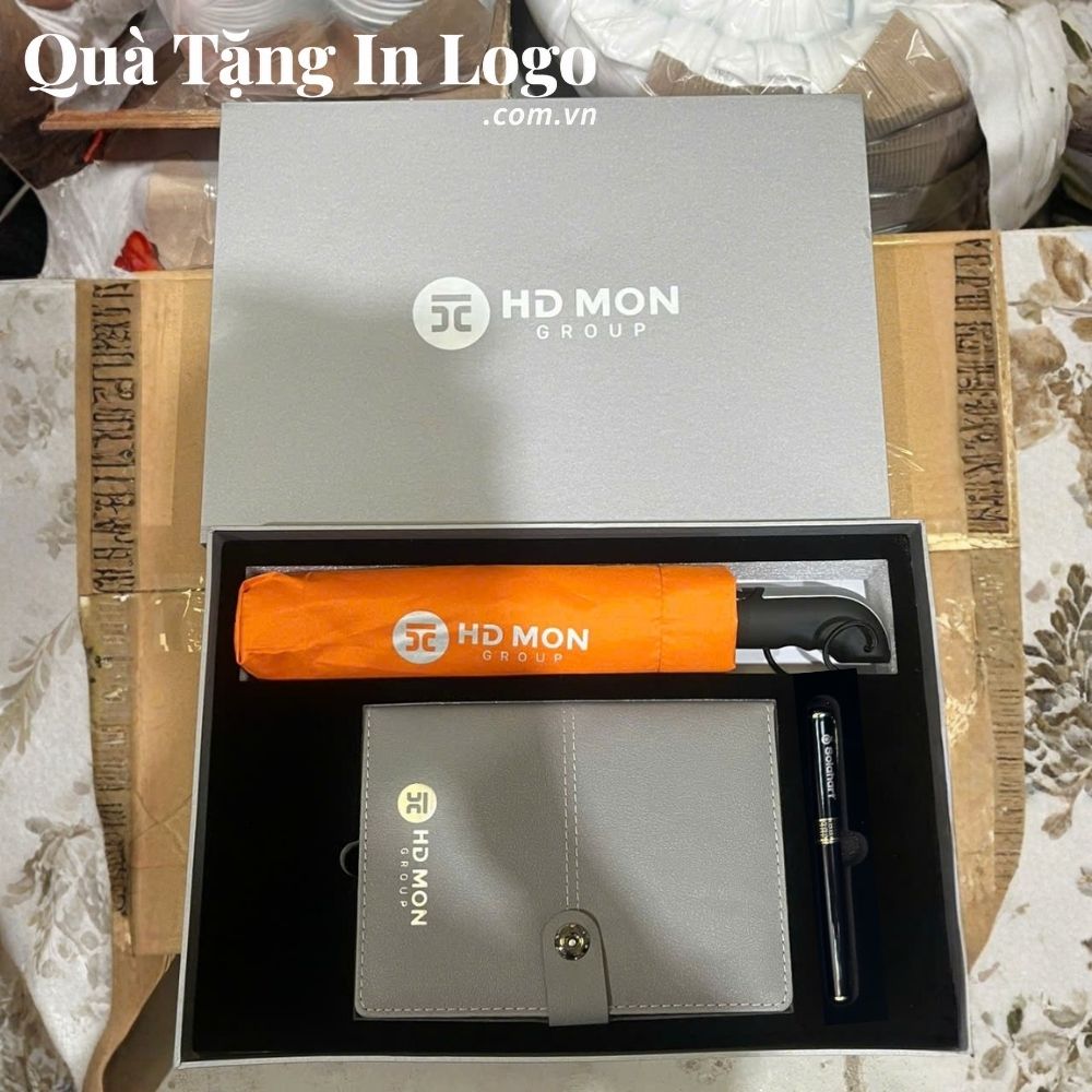 Bộ giftset quà tặng in logo