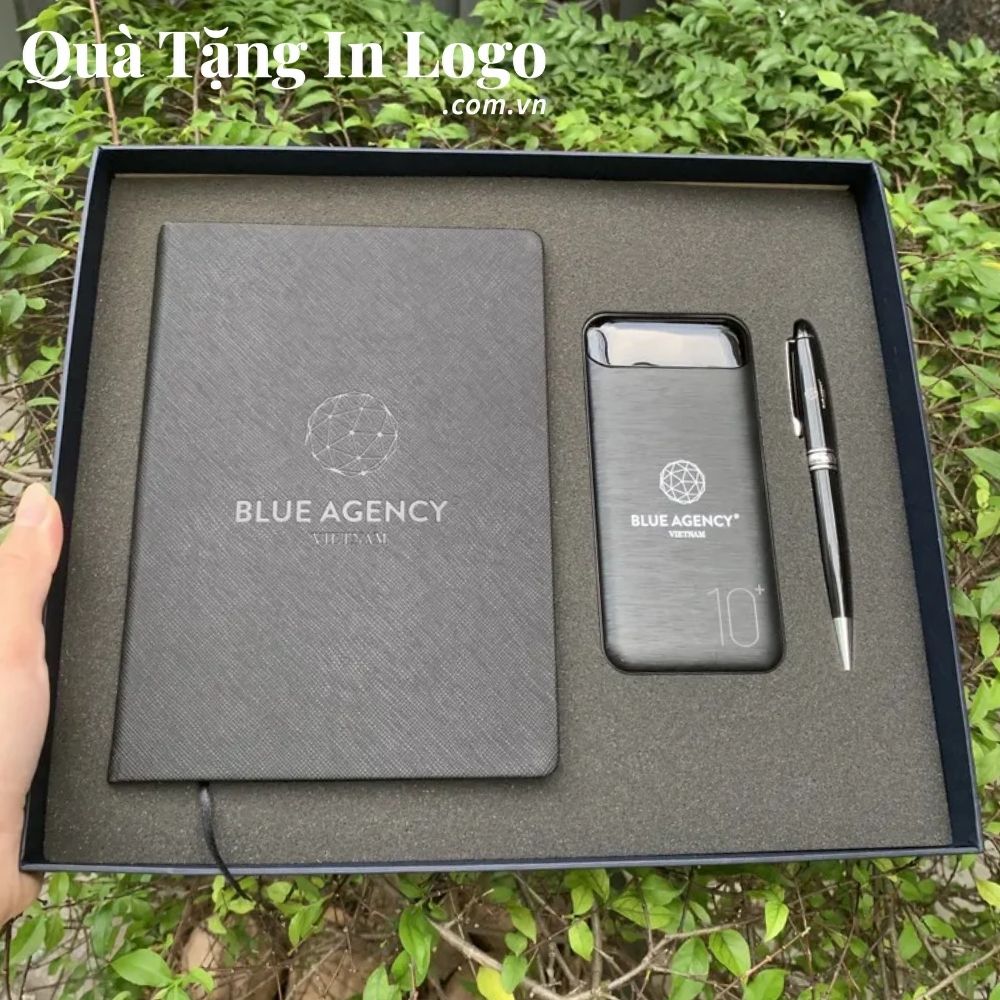 Bộ giftset quà tặng in logo