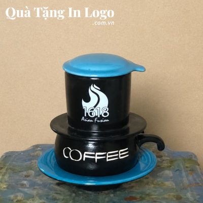 Phin pha cà phê in logo quà tặng