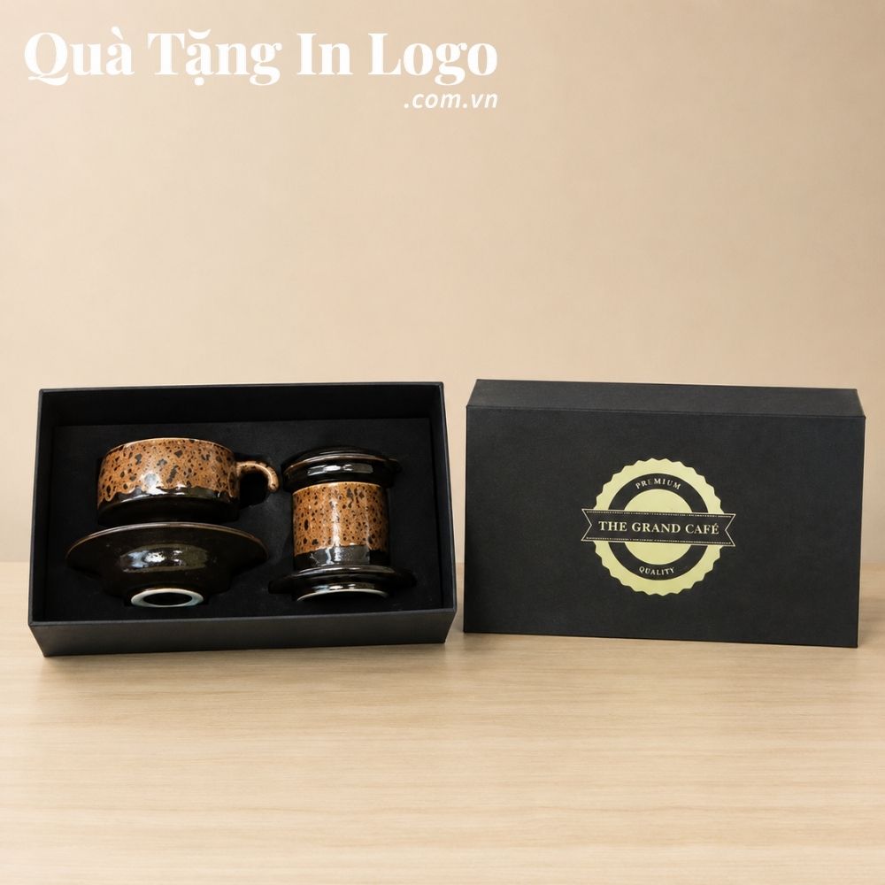 Phin pha cà phê in logo quà tặng