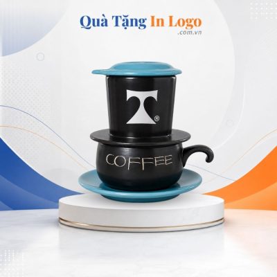 Bộ phin pha cà phê in logo quà tặng