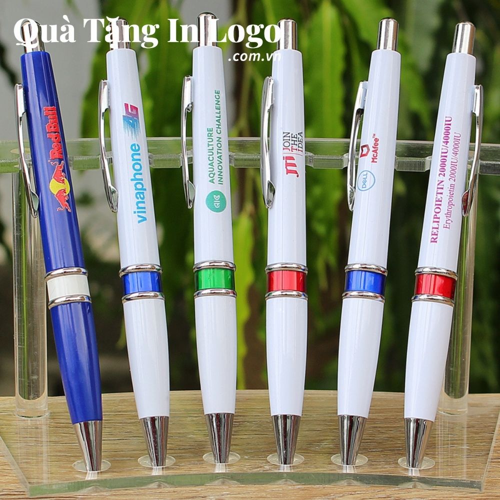 Bút bi in logo quà tặng