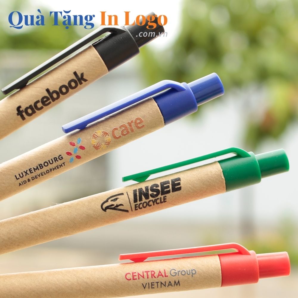 Bút bi in logo quà tặng