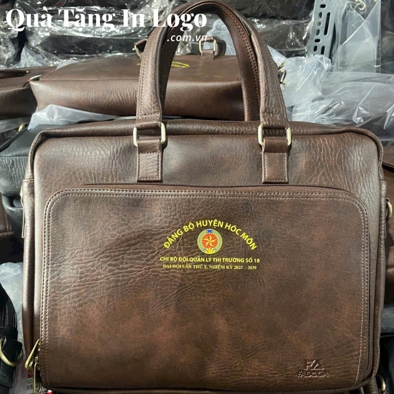 Cặp Da Quà Tặng In Logo - Ảnh 12
