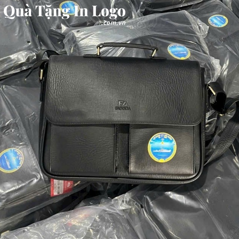 Cặp Da Quà Tặng In Logo - Ảnh 14